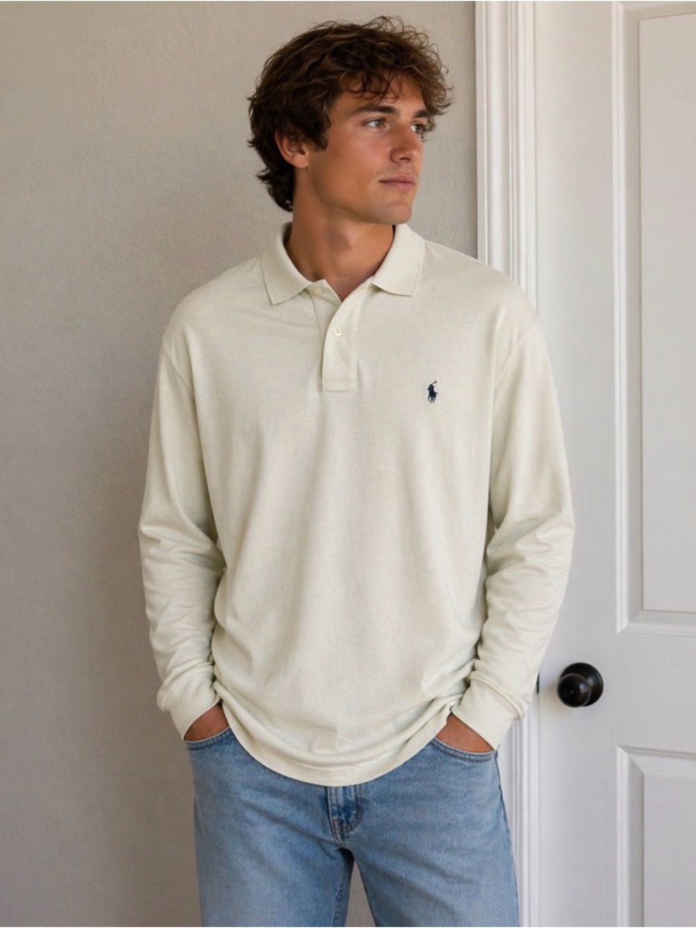Ralph Lauren Off-White Polo Shirt